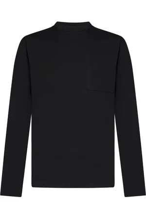 Jil Sander Top, Herre, Sort, S, Bomuld, Sort Bomuld Jersey T-Shirt Logo