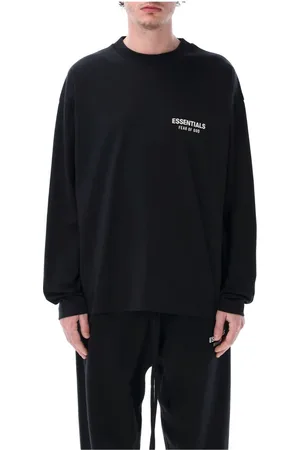FEAR OF GOD Top, Herre, Sort, XL, Bomuld, Jet Langærmet T-shirt