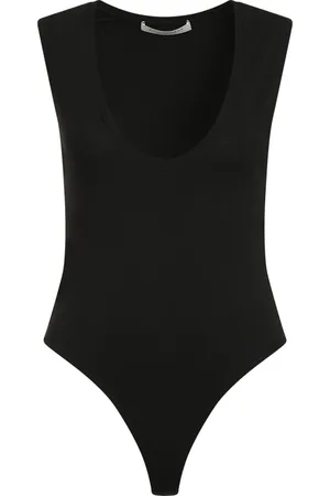 Serafini Top, Dame, Sort, S, V-hals Strikbody