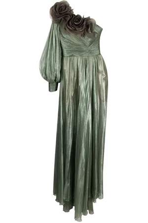 IRIS SERBAN Kjole, Dame, Grøn, S, Maxi Dresses