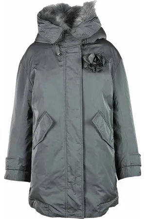 ERMANNO SCERVINO Frakke, Dame, Grå, S, Uld, Giaccone