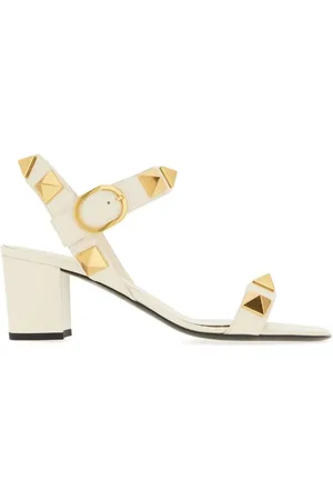 VALENTINO GARAVANI Sko, Dame, , 37 EU, Romerske Stud Sandaler Ivory