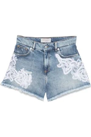 ERMANNO SCERVINO Shorts, Dame, Blå, XS, Denim, Klar Blå Shorts til Kvinder