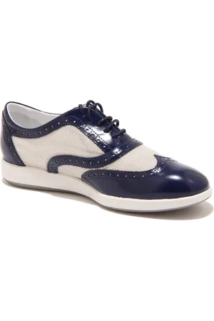 Hogan Sko, Dame, Blå, 36 1/2 EU, Uld, Stilfulde Slip-On Kjolesko