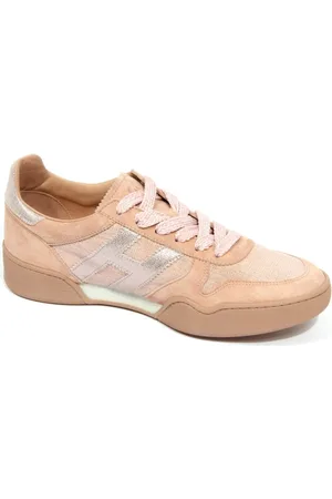 Hogan Sko, Dame, Lyserød, 36 1/2 EU, Retro Volley Sko Made in Italy