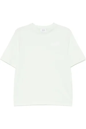 Maison Kitsuné Top, Dame, Grøn, 2XS, Mint Crew Neck T-shirt