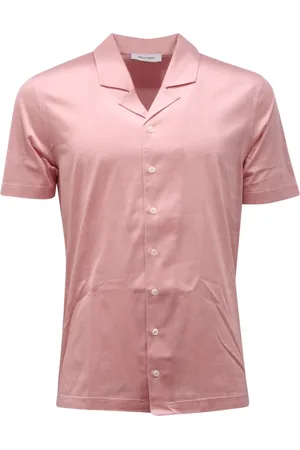 Gran Sasso Skjorte, Herre, Lyserød, L, Italiensk Polo Skjorte 60153/96813