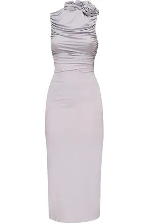 MAGDA BUTRYM Kjole, Dame, Lilla, 2XS, Elegant Kjole Kollektion