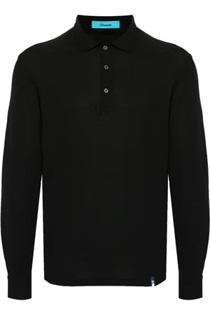 DRUMOHR Top, Herre, Sort, 2XL, Bomuld, Sort Polo T-shirts og Polos