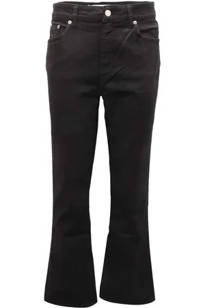 DEPARTMENT FIVE Jeans, Dame, Sort, W30, Uld, Sorte uldbukser lavet i Italien