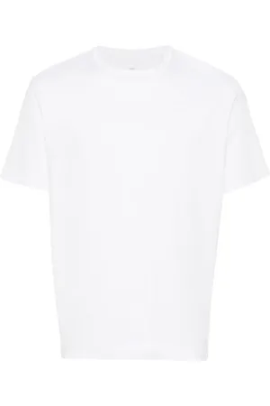 FEDELI Top, Herre, Hvid, 3XL, Bomuld, Hvid bomulds T-shirt med rund hals