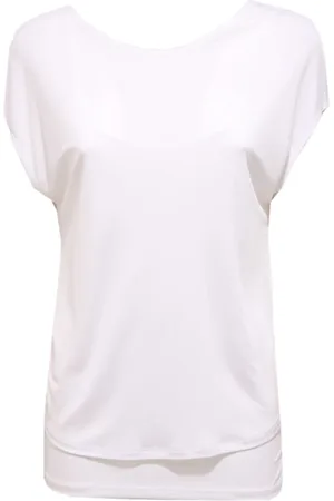 Emporio Armani Top, Dame, Hvid, XS, 2-i-1 Jeans Hvid Top