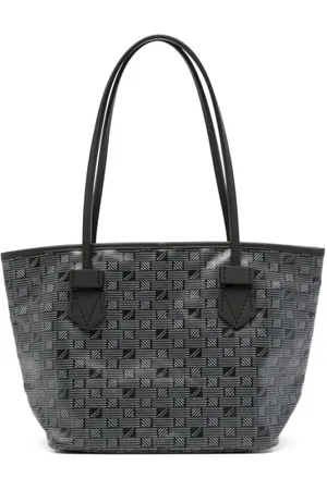 MOREAU Taske, Dame, Grå, ONE SIZE, Uld, Canvas T-Bar Skuldertaske