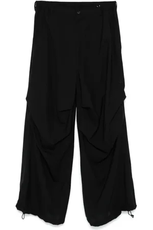 Maison Margiela Bukser, Herre, Sort, L, Bukser med elastisk linning