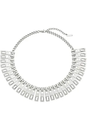 Marc Jacobs Tilbehør, Dame, Grå, ONE SIZE, Charm Zip Chain Halskæde