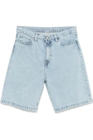 Carhartt Shorts, Herre, Blå, W28, Denim, Isblå Klassiske Fem Lomme Jeans
