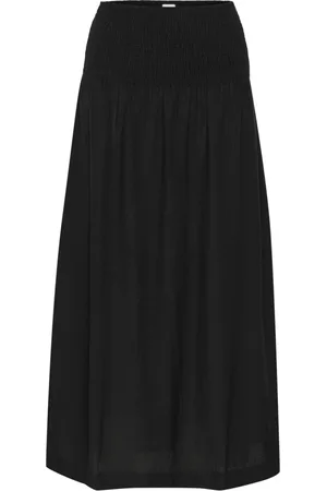 Saint Tropez Nederdel, Dame, Sort, XL, Sort A-linje Nederdel Kathasz Stil