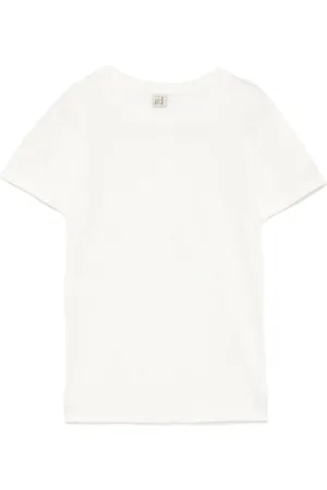Baserange Top, Dame, Hvid, M, Hvid Crew Neck T-shirt