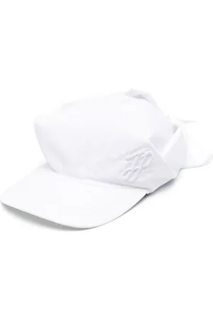 Patou Tilbehør, Dame, Hvid, ONE SIZE, Hvid Kasket med Buende Skygge