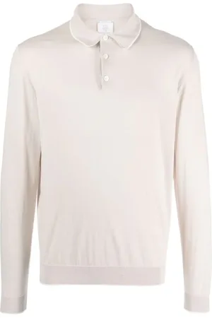 ELEVENTY Top, Herre, , XL, Bomuld, Casual Langærmet Polo
