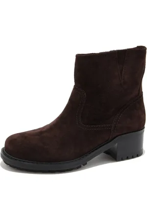 CAR SHOE Sko, Dame, Brun, 36 1/2 EU, Suede, Suede Ankelstøvler Brun Italien Kdt83I