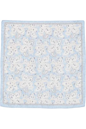 Lady Anne Tilbehør, Dame, Flerfarvet, ONE SIZE, Blå Paisley Print Tørklæde