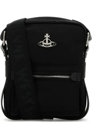 Vivienne Westwood Taske, Dame, Sort, ONE SIZE, Uld, Sort Top Lynlås Skuldertaske