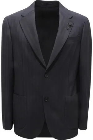 LARDINI Jakke, Herre, Blå, M, Elegant Dragt Drop 7R Model