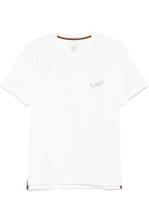 Paul Smith Top, Herre, Hvid, 2XL, Hvide Crew Neck T-shirts og Polos