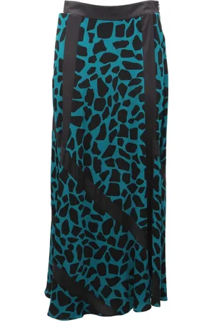 Diane von Furstenberg Nederdel, Dame, Grøn, M, Madison Nederdel i Medium Teal