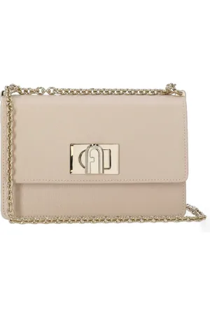 Furla Taske, Dame, Lyserød, ONE SIZE, Uld, Pebbled Leather Shoulder Bag