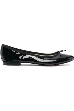 Repetto Sko, Dame, Sort, 36 EU, Læder, Sort læder slip-on sko med sløjfedetaljer