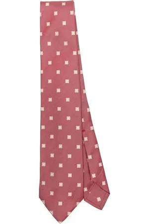 BARBA Tilbehør, Herre, Rød, ONE SIZE, Makkerød spids slips