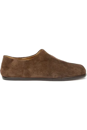 Maison Margiela Sko, Herre, Brun, 40 EU, Brun Split Tå Slip-On Sko
