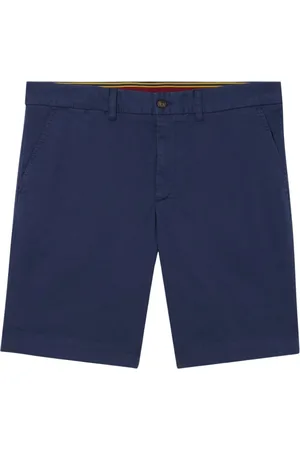 Brooks Brothers Shorts, Herre, Blå, W33, Bomuld, Stretch Cotton Gabardine Bermuda Shorts