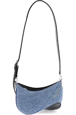MUGLER Taske, Dame, Blå, ONE SIZE, Tyl, Den Bag Curve Style Model