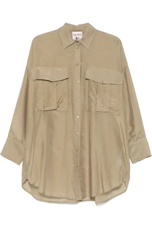SEMICOUTURE Jakke, Dame, , M, Button-Up Skjorte med Lommer