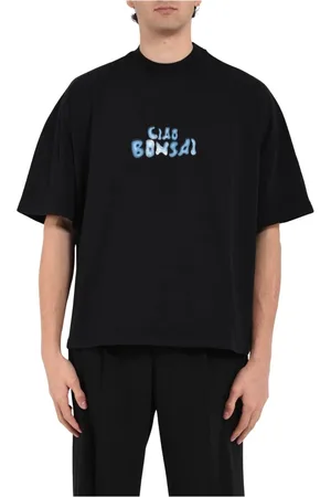 BONSAI Top, Herre, Sort, XL, Bomuld, Bomuld T-shirt med broderet logo