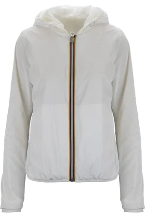 K-Way Jakke, Dame, Hvid, S, Uld, Dame Lynlås Jakke