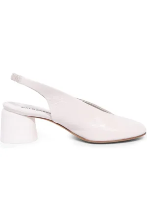 HALMANERA Sko, Dame, Hvid, 39 EU, Galia21 Slingback Sko Made in Italy