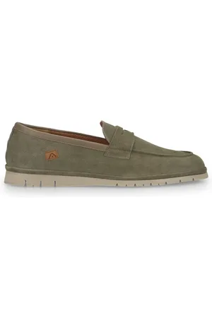 Ambitious Sko, Herre, Grøn, 43 EU, Uld, Amber Ruskind Loafer