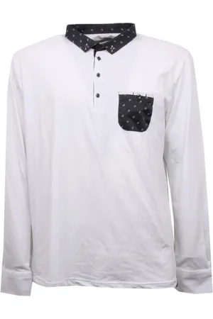 Gaudi Top, Herre, Hvid, 2XL, Uld, Slim Fit Italiensk Strik
