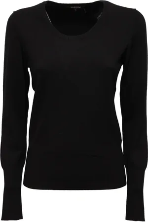 Geox Strik, Dame, Sort, L, Uld, Åndbar Sweater Respira