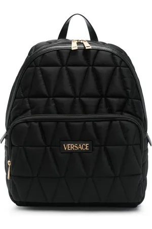 VERSACE Taske, Herre, Sort, ONE SIZE, Uld, Quiltet Sort Bum Bag