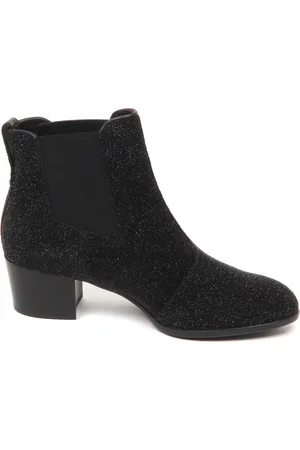 Hogan Sko, Dame, Sort, 40 EU, Elegant Star Dust Sko Støvle