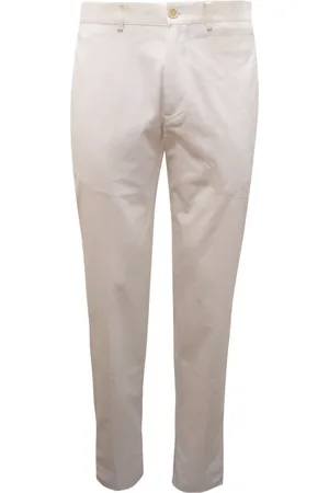 Brunello Cucinelli Bukser, Herre, Hvid, M, Italiensk Fremstillet Bukser