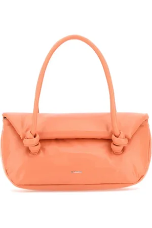 Jil Sander Taske, Dame, , ONE SIZE, Læder, Peach Læder Knudehåndtaske