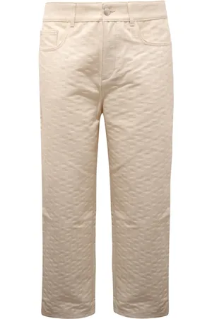 GCDS Jeans, Herre, Hvid, M, Denim, Denim Bukser Made in Italy