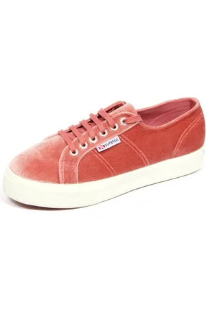 Superga Sko, Dame, Lyserød, 37 EU, Velvet Chenillew Dusty Rose Sko