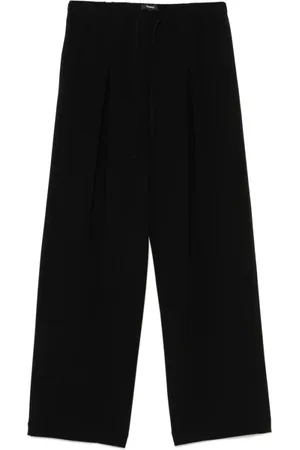 THEORY Bukser, Dame, Sort, 2XS, Uld, Sort Elastisk Snøret Taljebukser